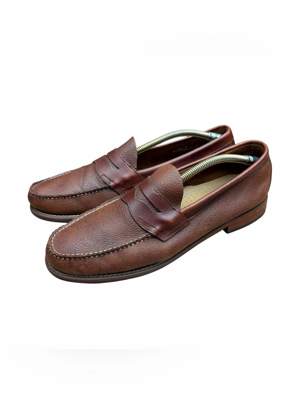 GH Bass Weejuns Leather Penny Loafers Size 13 Men Dark Brown Slip On Shoes